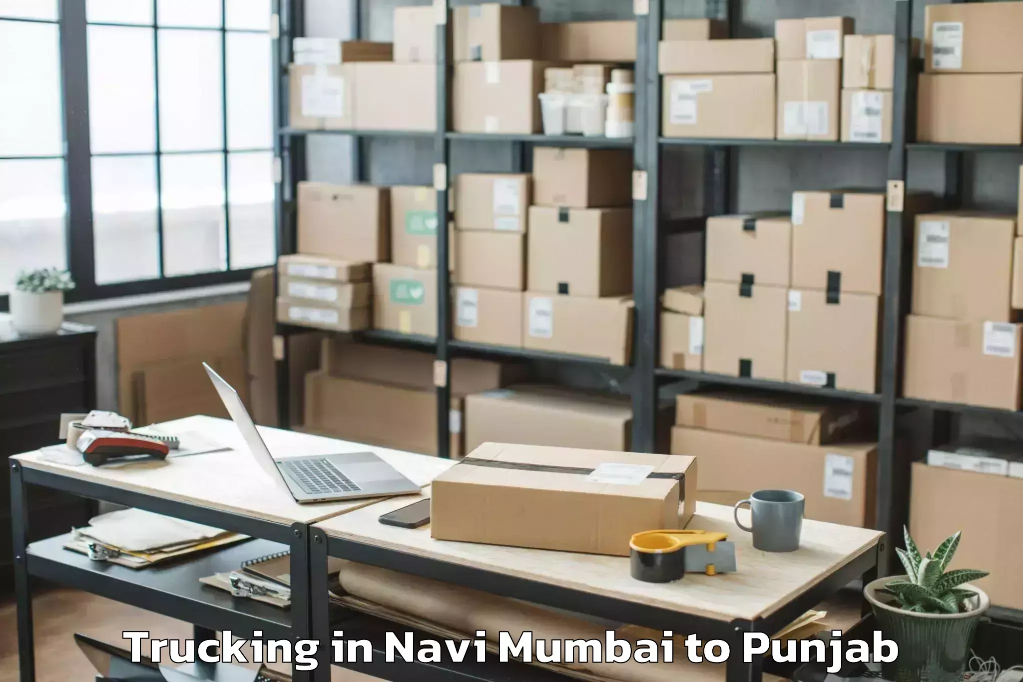 Trusted Navi Mumbai to Machhiwara Trucking